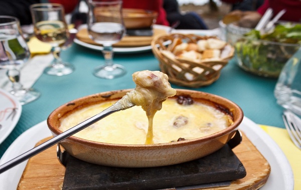 Cheese fondue fork Switzerland