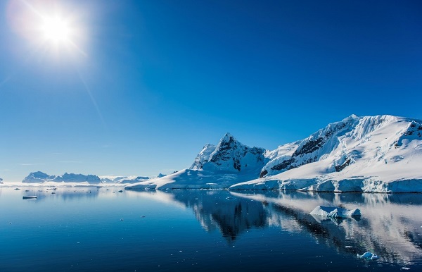 Mountains in Paradise Bay Antarctica