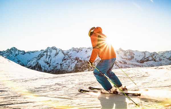 Person skiing