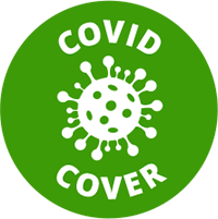 Covid Cover badge