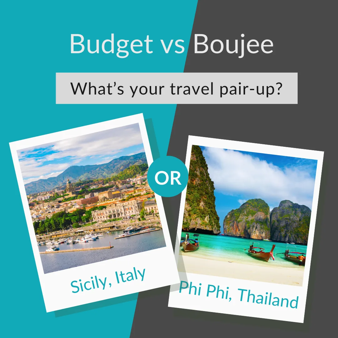 budget vs boujee Travel hacks