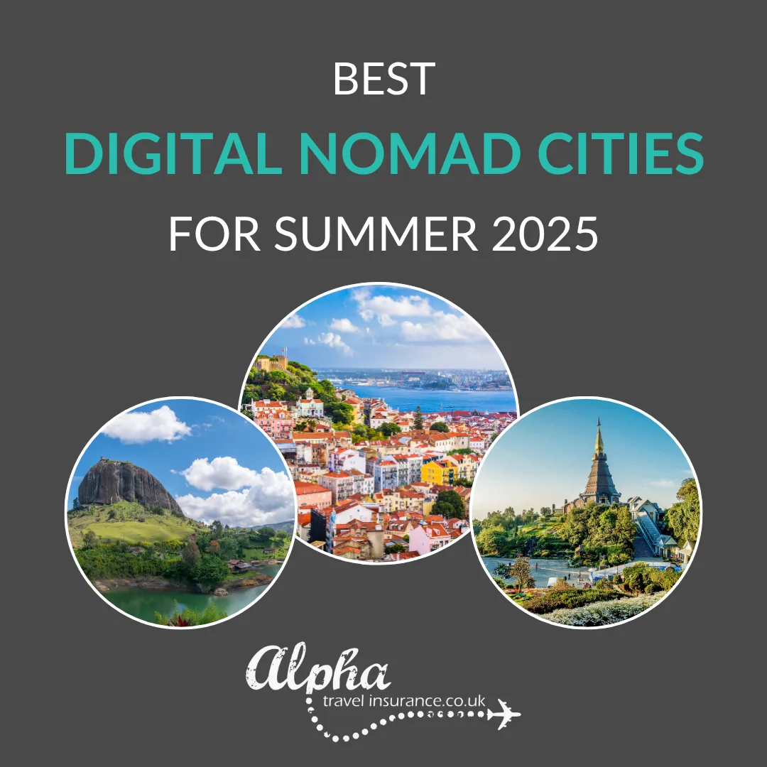 Alpha travel insurance - Best digital nomad cities for summer 2025